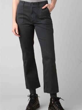 prAna Sancho Slim Pants Charcoal Women’s Size 0 Ankle